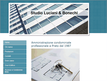 Tablet Screenshot of lucianiebonechi.net